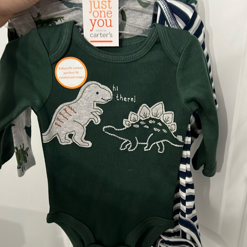 3 months , Three piece set onesie